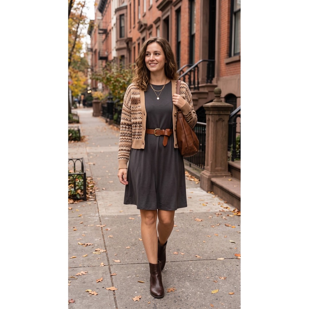 Zenana T-Shirt Dress Womens 1X Charcoal Gray Knee Length Short Sleeve Swing